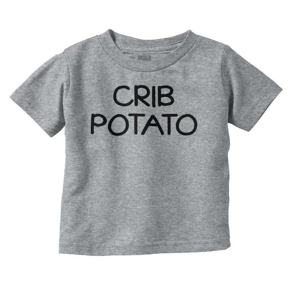 Crib Couch Potato Lazy Cute Funny Toddler Boy Girl T Shirt Infant Toddler Brisco Brands 18M