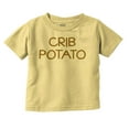 thumbnail image 1 of Crib Couch Potato Lazy Cute Funny Toddler Boy Girl T Shirt Infant Toddler Brisco Brands 5T, 1 of 6