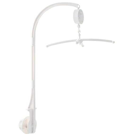 Crib Mobile Arm - HBM 26 inch Baby Mobile Holder with Music Box Spin Motor Musical Baby Crib Mobile Rotary Mobile for Crib with Rotating Hook