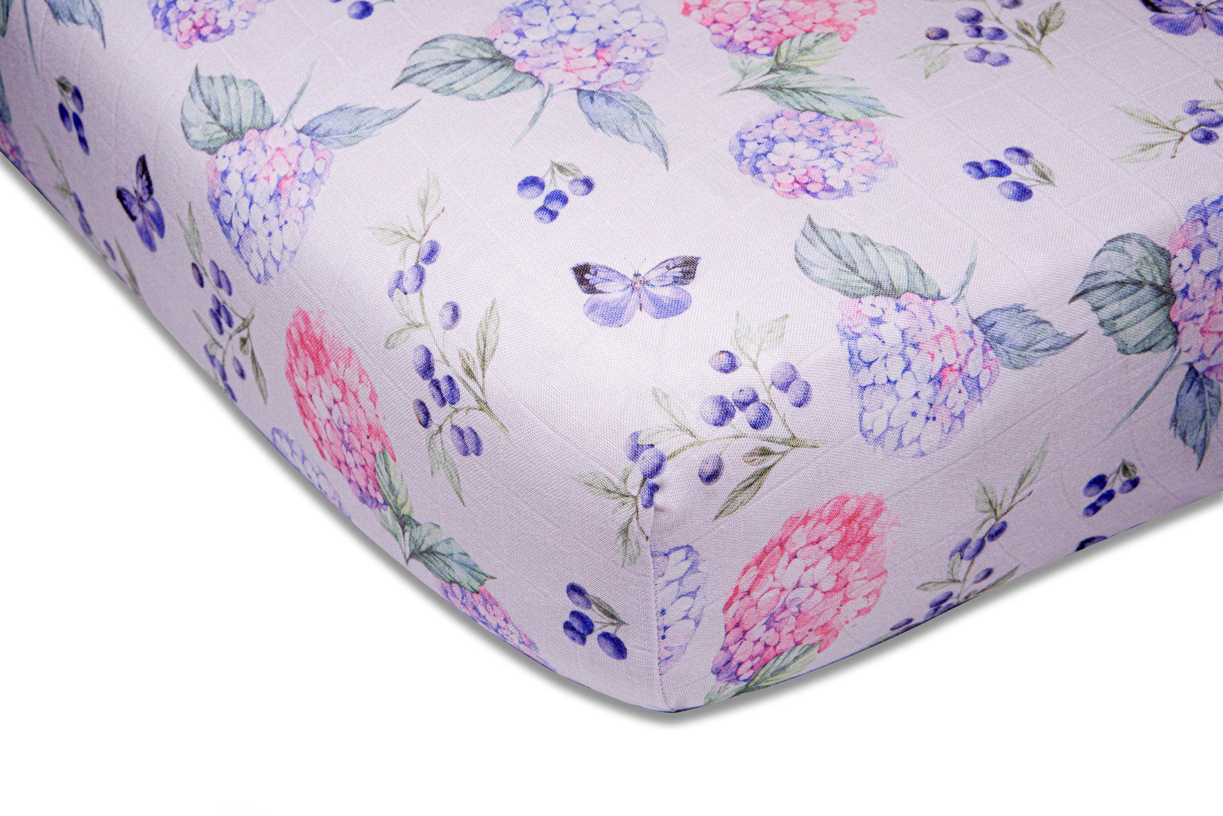 Crib Sheet - Hydrangea