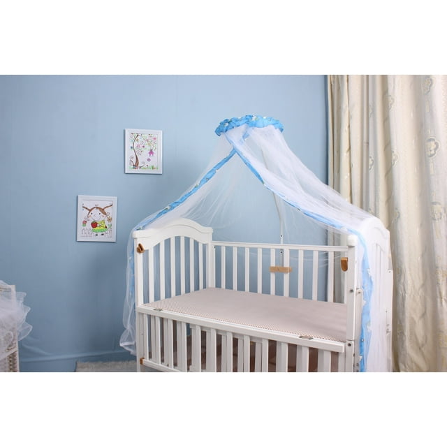 Crib Tent with See Through Mesh, Portable Mesh Cover Mosquito Net to