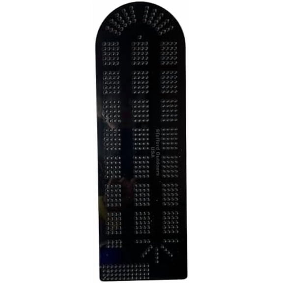 Cribbage Board Template Black Acrylic - 4 Lane - Made in USA$$Tools & Hardware Other