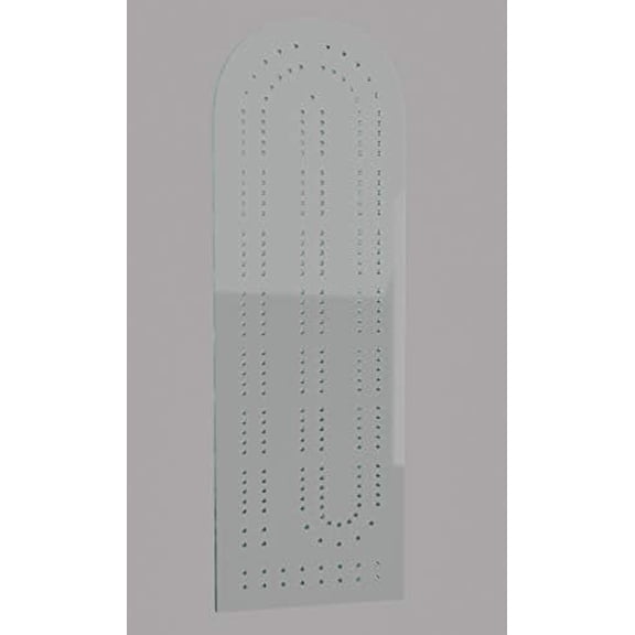 Cribbage Board Template Kit | Essential Woodworking Tools for Crafting Unique Boards | Track Style Design | Create Custom Cribbage Boards Effortlessly | Precision Cut 1/4" Thick Acrylic