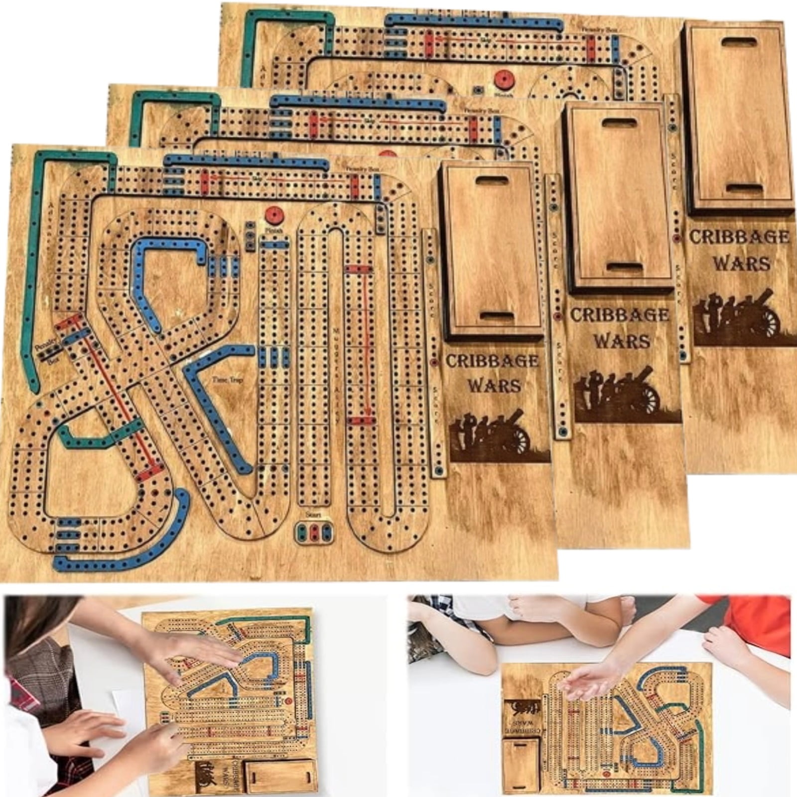Cribbage Wars Board Game, Cribbage Wars, Cribbage War Game, Cribbage