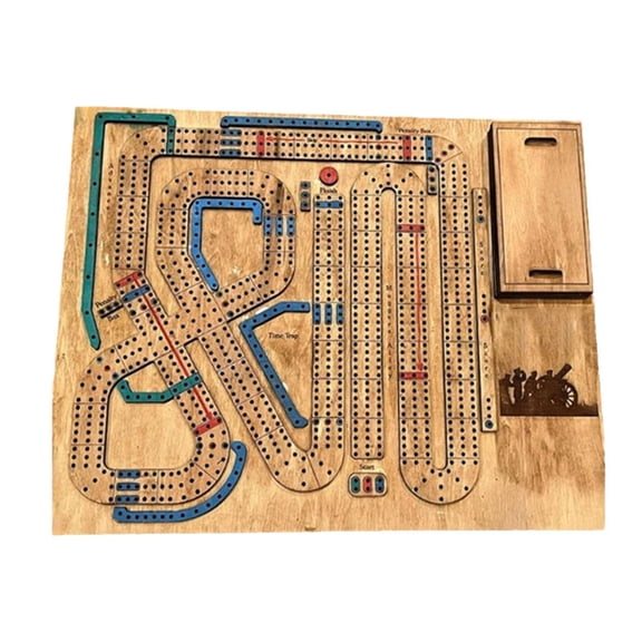 Cribbage Wars Board Game Historical Strategic Game Board Set for Game Night Family Friend Gathering Parties