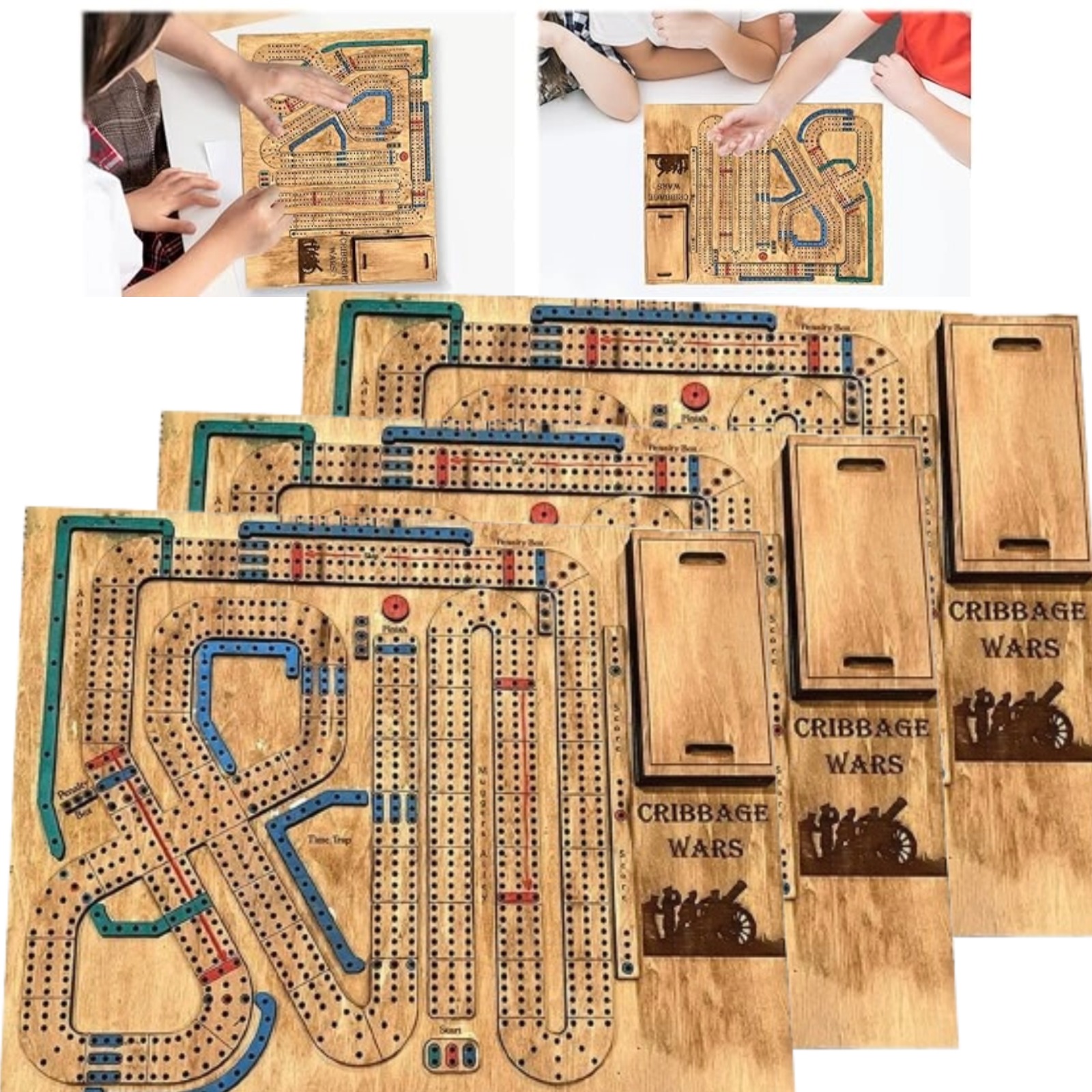 Cribbage Wars Board Game, Cribbage Wars, Cribbage War Game, Cribbage