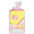 thumbnail image 1 of Cribmates Hooded Towel & 5 Washcloths Set Color: pink Size: one size, 1 of 1
