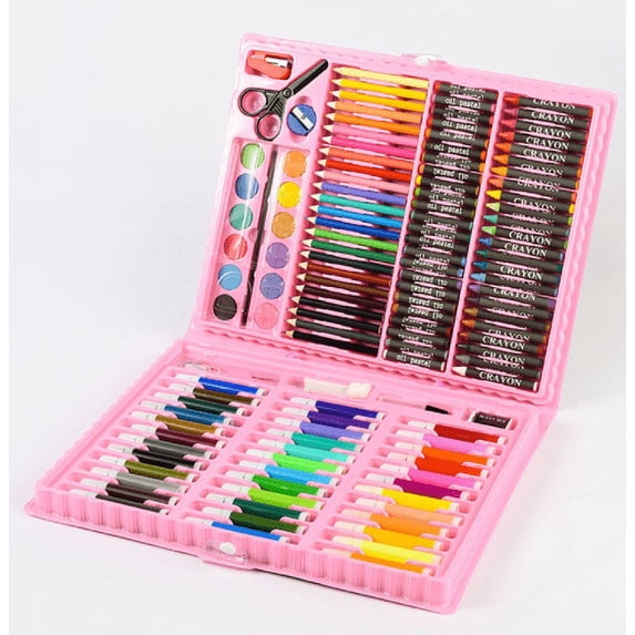 Cribun Drawing Pencils for 6 7 8 9 10 11 12 year old girl, Art Set for girls, 150 Pieces Arts and Crafts Kits