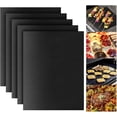 thumbnail image 1 of Cribun Grill Sergeant BBQ Mat Set - Non-Stick Grill Mats, Heat Resistant and BPA-Free Reusable Grill Mats - Compatible with Propane, Natural Gas, Charcoal and Electric Grills, Smokers and Ovens, 1 of 8