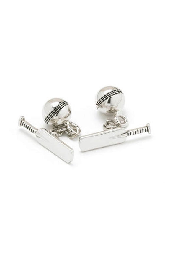 Cricket Ball & Bat Cufflinks