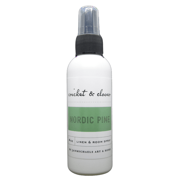 Cricket & Clover Nordic Pine Potpourri Room Spray 4 Ounce Bottle