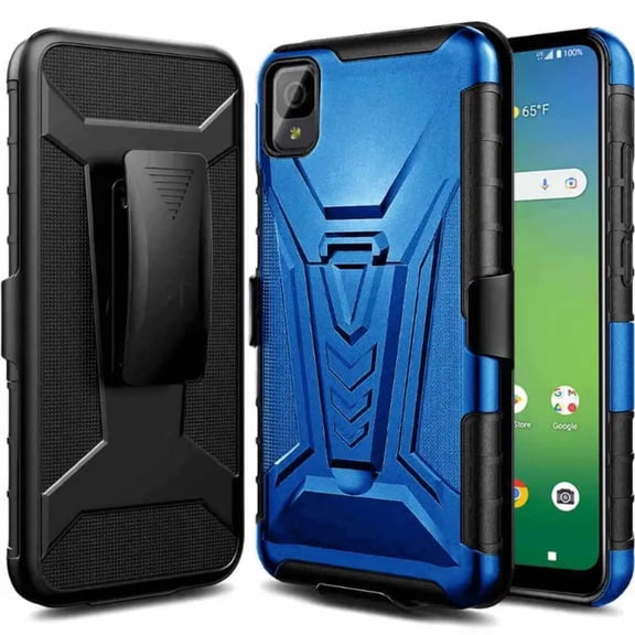 Cricket Icon 4 Dual-Layer Holster Case with Kickstand
