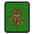 thumbnail image 1 of Cricket Insect Bug Applique Multi-Color Embroidered Hook & Loop Patch - 2.5 Inch Small, 1 of 5
