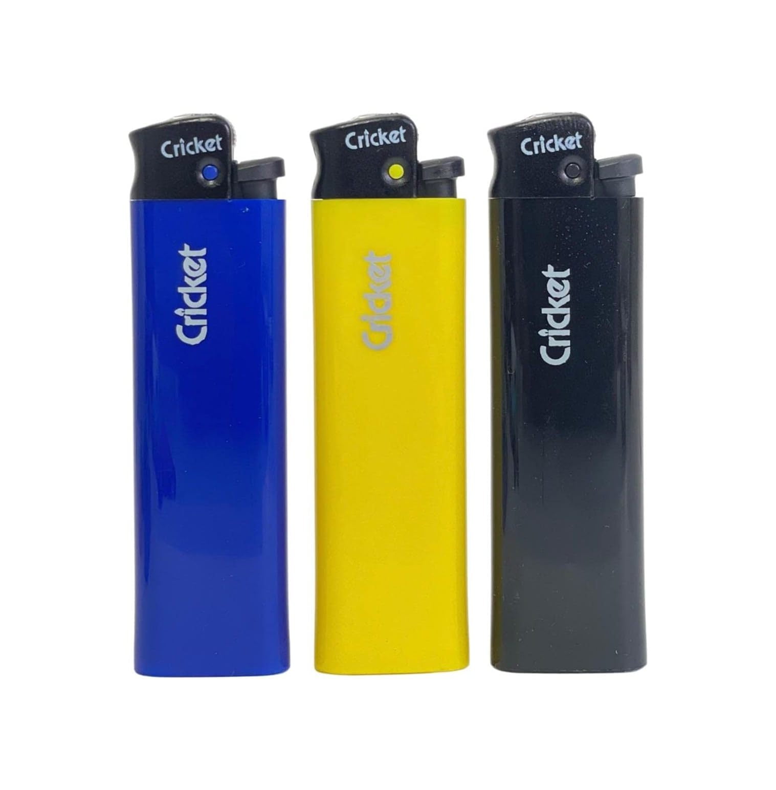 Cricket Lighters 3 Pack Original Size Assorted Random Colors