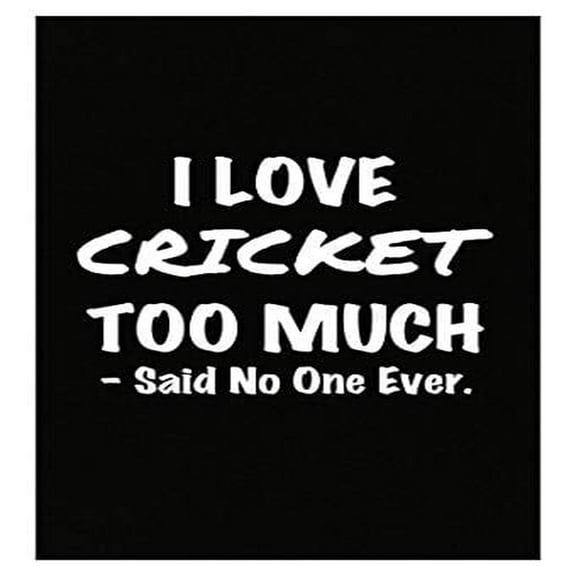 Cricket Love Poster - Perfect Gift for Cricket Fans - Ball & Paddle Design
