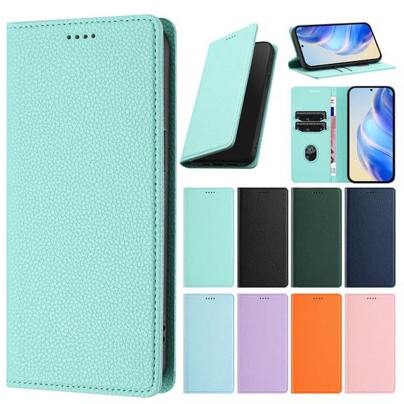For Cricket Outlast 5G 2024/Boost Summit 5 Wallet Case with RFID Blocking Credit Card Holder,PU Leather Folio Flip Kickstand Protective Shockproof Cover