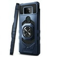 thumbnail image 1 of Cricket Ovation 2/AT&T Maestro Max Phone Case, 100% Fit Slim Durable Ring Kickstand Shock Resistant for Cricket Ovation 2/AT&T Maestro Max Phone Case Blue, 1 of 6