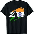 thumbnail image 1 of Cricket Patriotic India Sports Jersey, Gift T-Shirt mens t eyhirt men，black，women，misfits，journey ，boys, 1 of 4