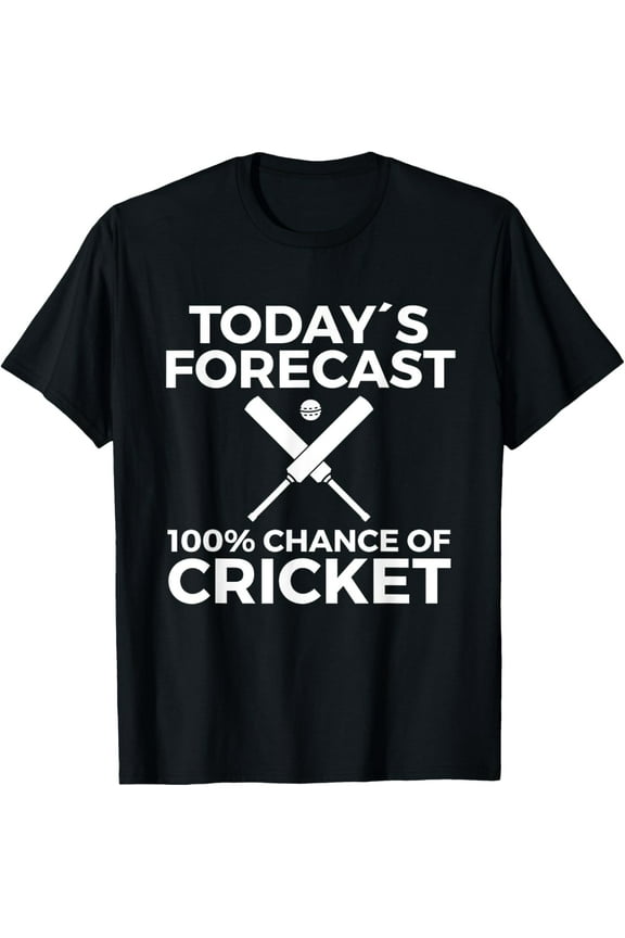 Cricket Player T-Shirt men and women can wear, black, white, gifts