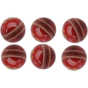 Cricket Rubber Soft Balls for Practice A Grade Handstitched RED| Senior Official (Pack Of 6)