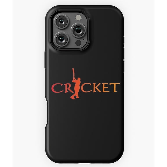 Cricket Sport Design Phone Case for iPhone 16 15 14 13 12 11 Pro Max