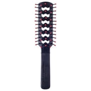 Cricket Static Free Mini Fast Flo - Black and Red 1 Pc Hair Brush