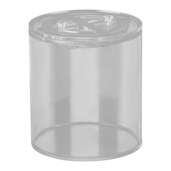 Cricket Terrarium Portable Transparent Spider Circular Acrylic Tank Keeper with Top Cover for Insects