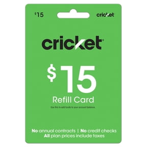 Cricket Wireless $15 e-PIN Top Up (Email Delivery)