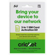 Cricket Wireless 3-in-1 SIM Card Kit