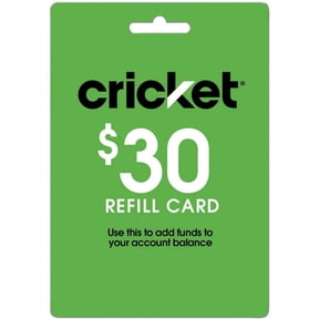 Cricket Wireless $30 e-PIN Top Up (Email Delivery)