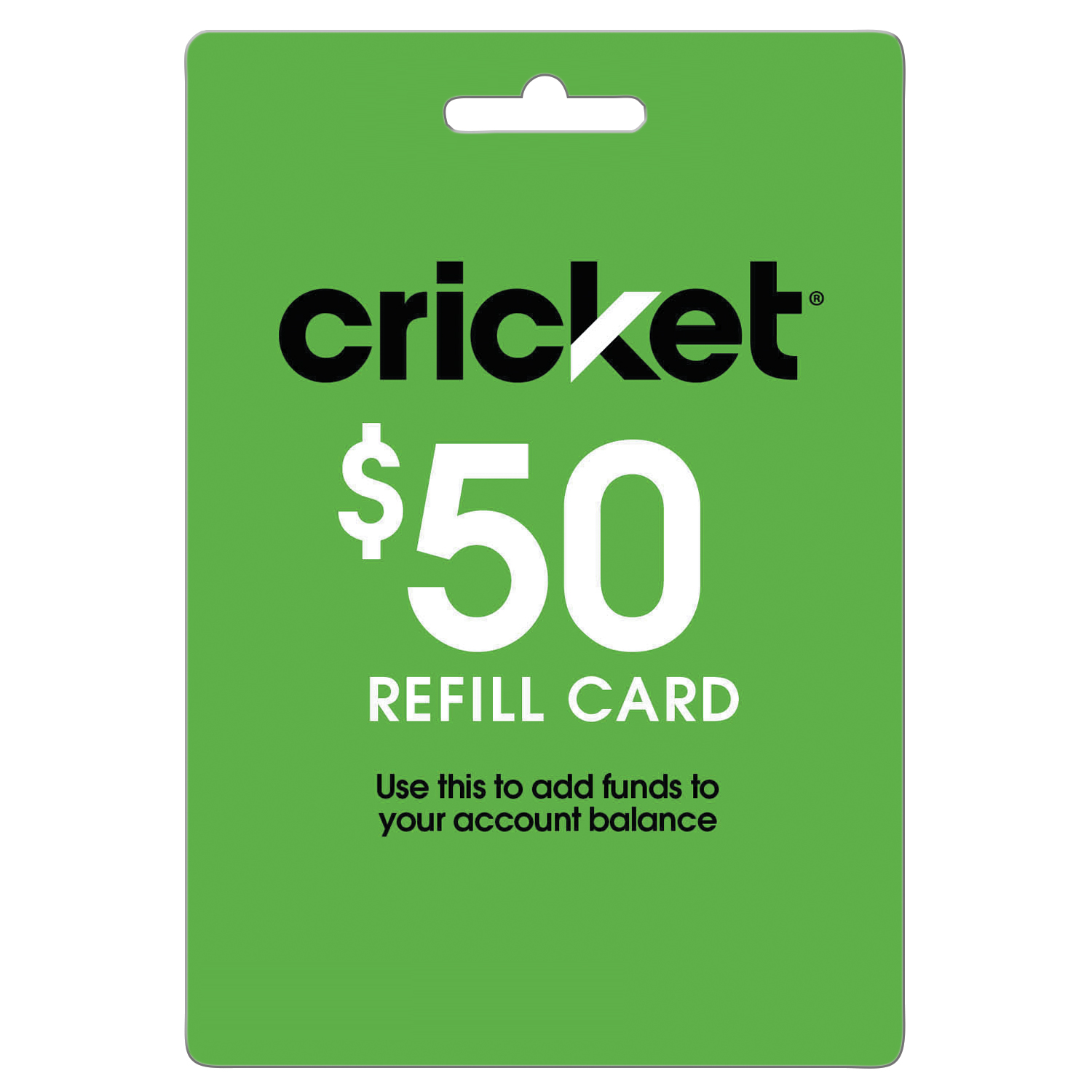 Cricket Wireless $50 e-PIN Top Up (Email Delivery) - image 1 of 5