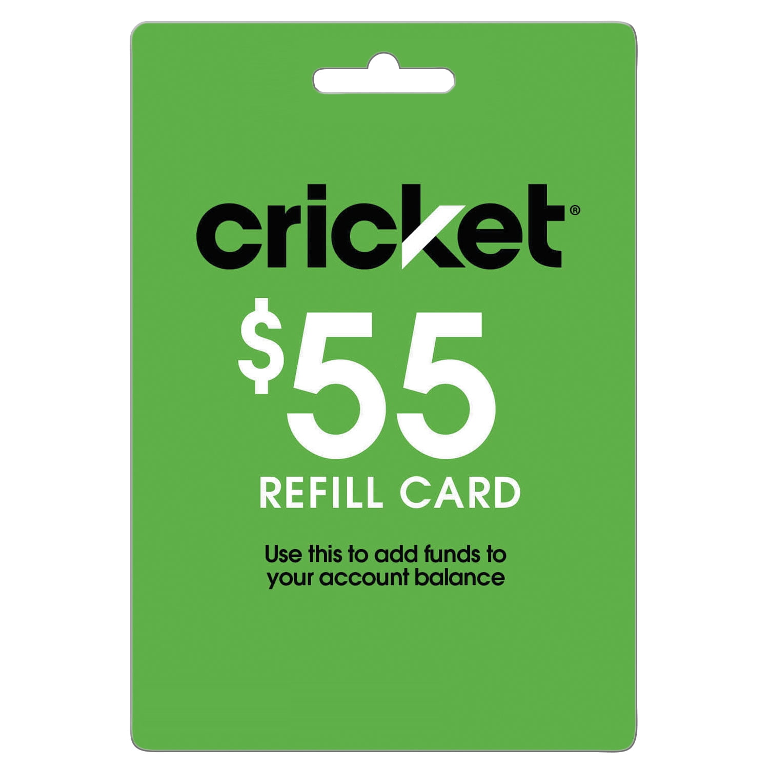 Cricket Wireless $55 e-PIN Top Up (Email Delivery)