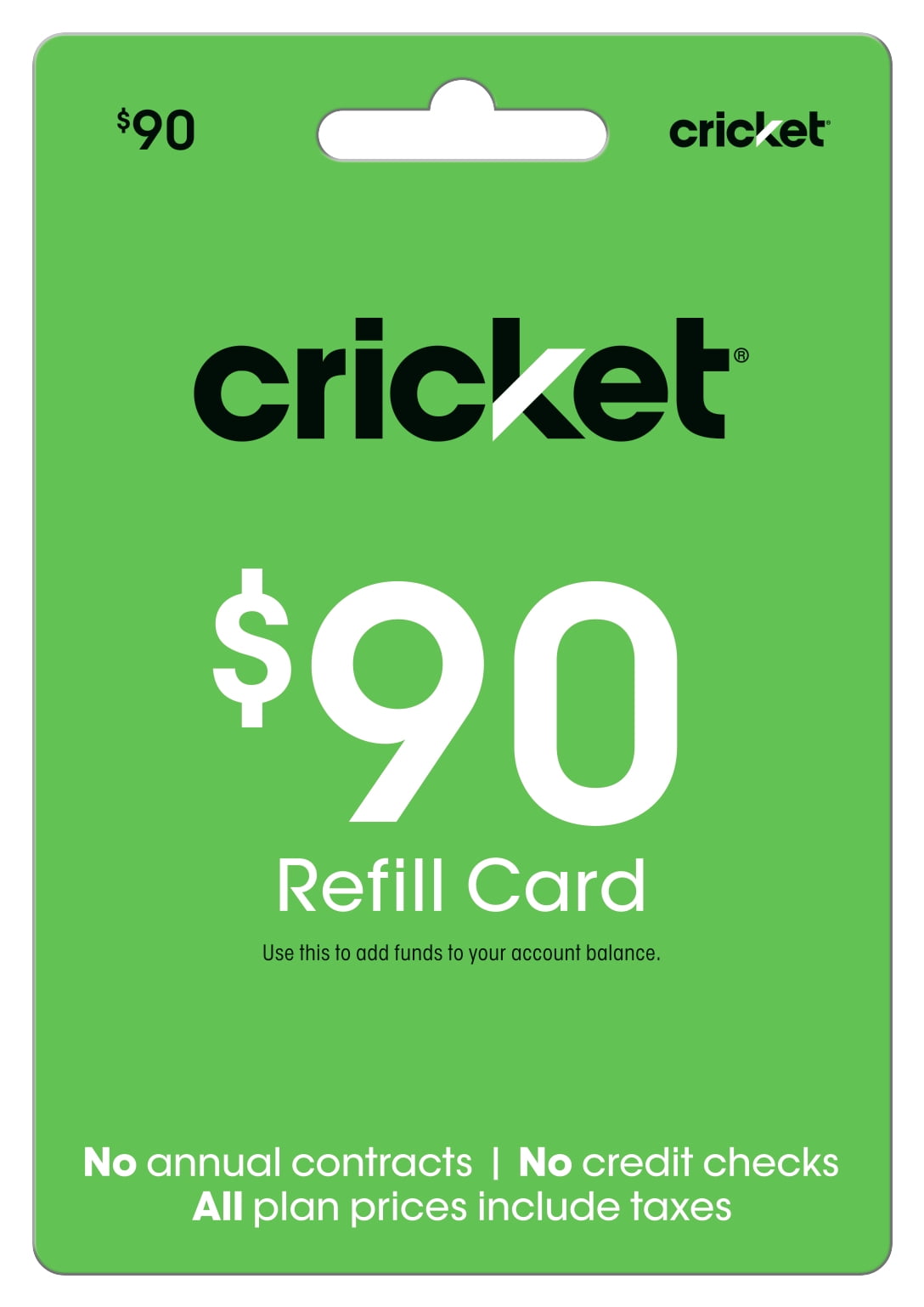 Cricket Wireless $90 e-PIN Top Up (Email Delivery)