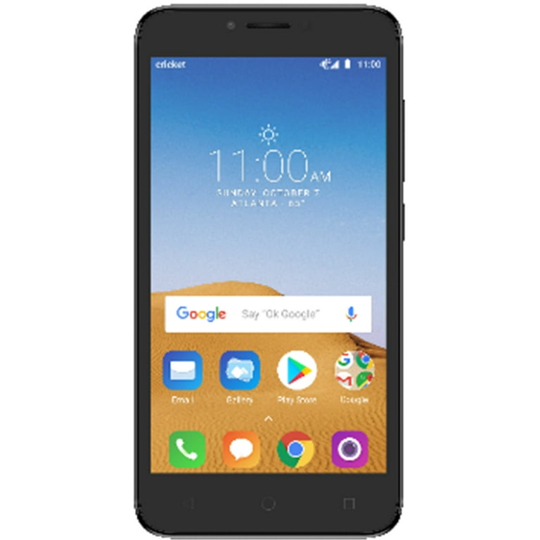 Cricket Wireless Alcatel Tetra 16GB Prepaid Smartphone