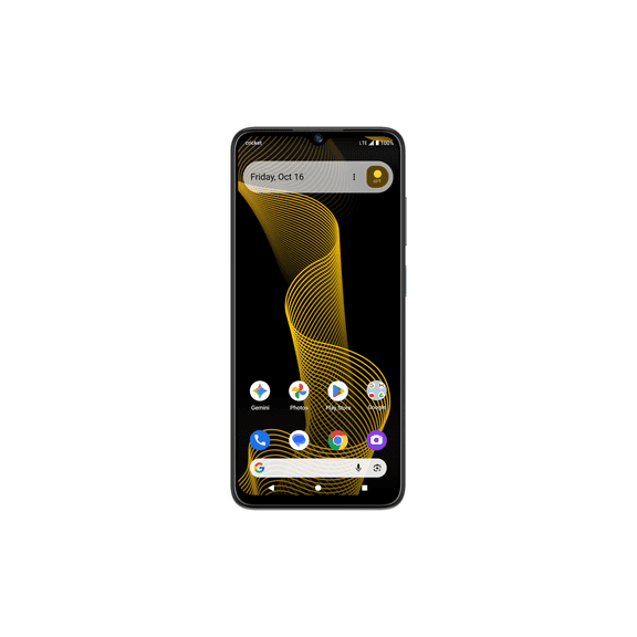 Cricket Wireless Debut S4 64 GB, Black - Prepaid Smartphone [Locked to Cricket]
