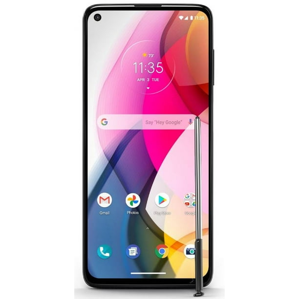 Cricket Wireless Moto G Stylus, 128GB, Aurora Blue Prepaid Smartphone