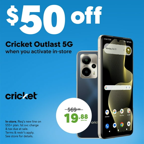 Cricket Wireless iPhones at Walmart