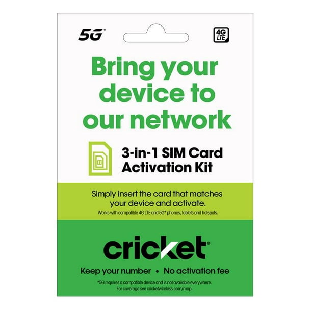 Cricket Wireless SIM Card Kit