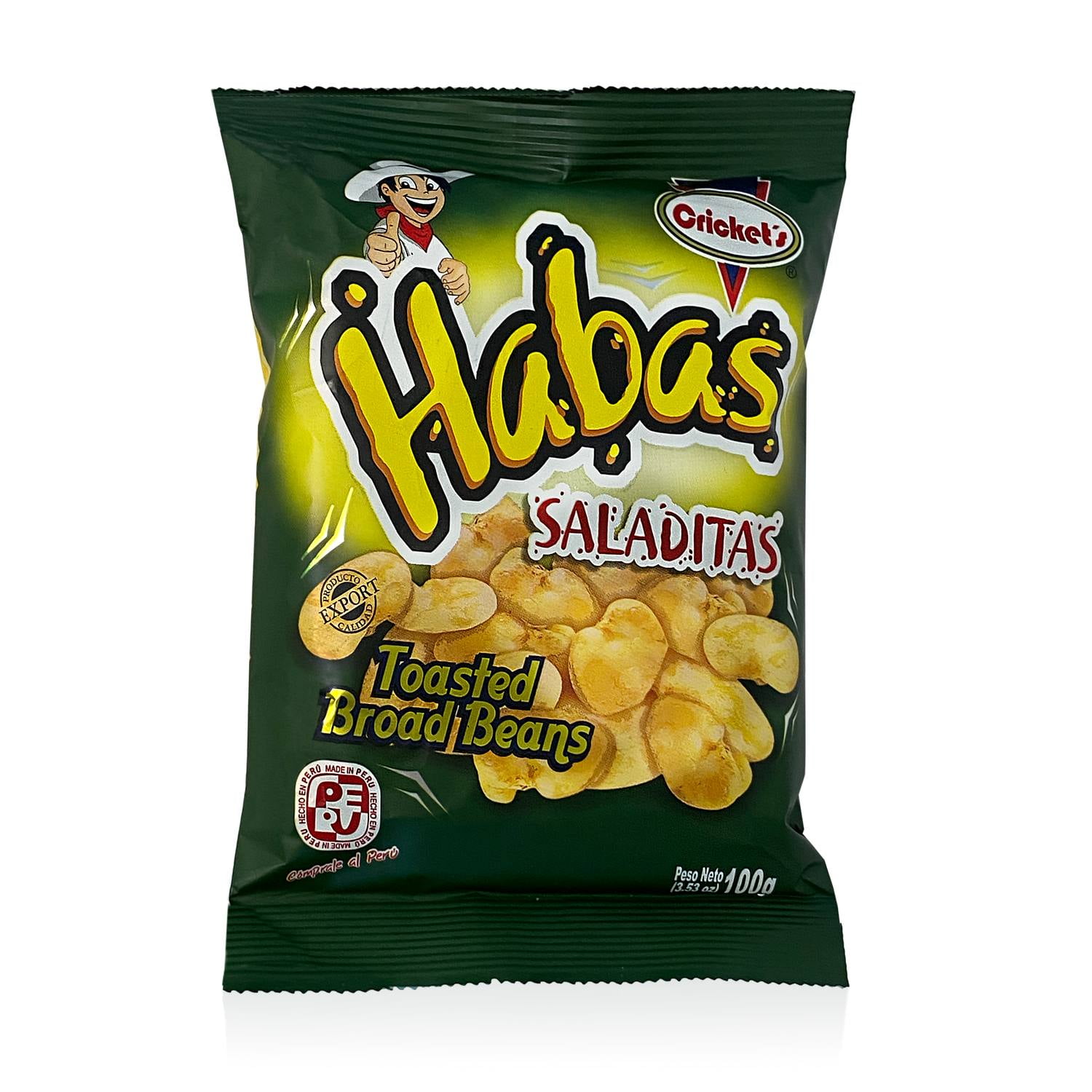 Crickets Habas Saladitas 100g