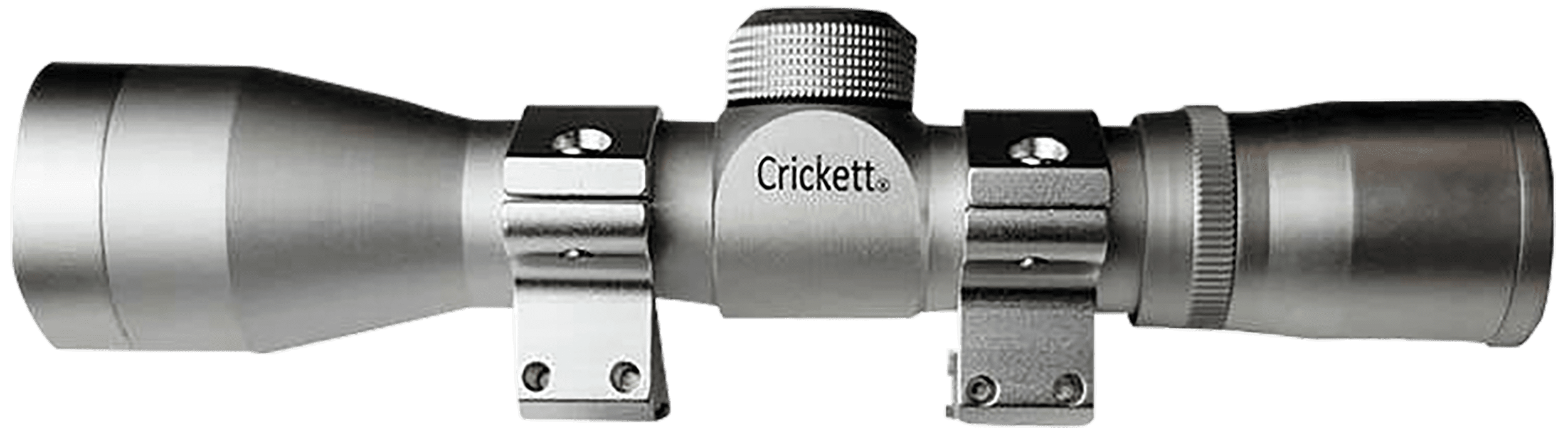 Davey Crickett 4x32mm Compact Rifle Scope, Silver