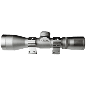 Davey Crickett 4x32mm Compact Rifle Scope, Silver