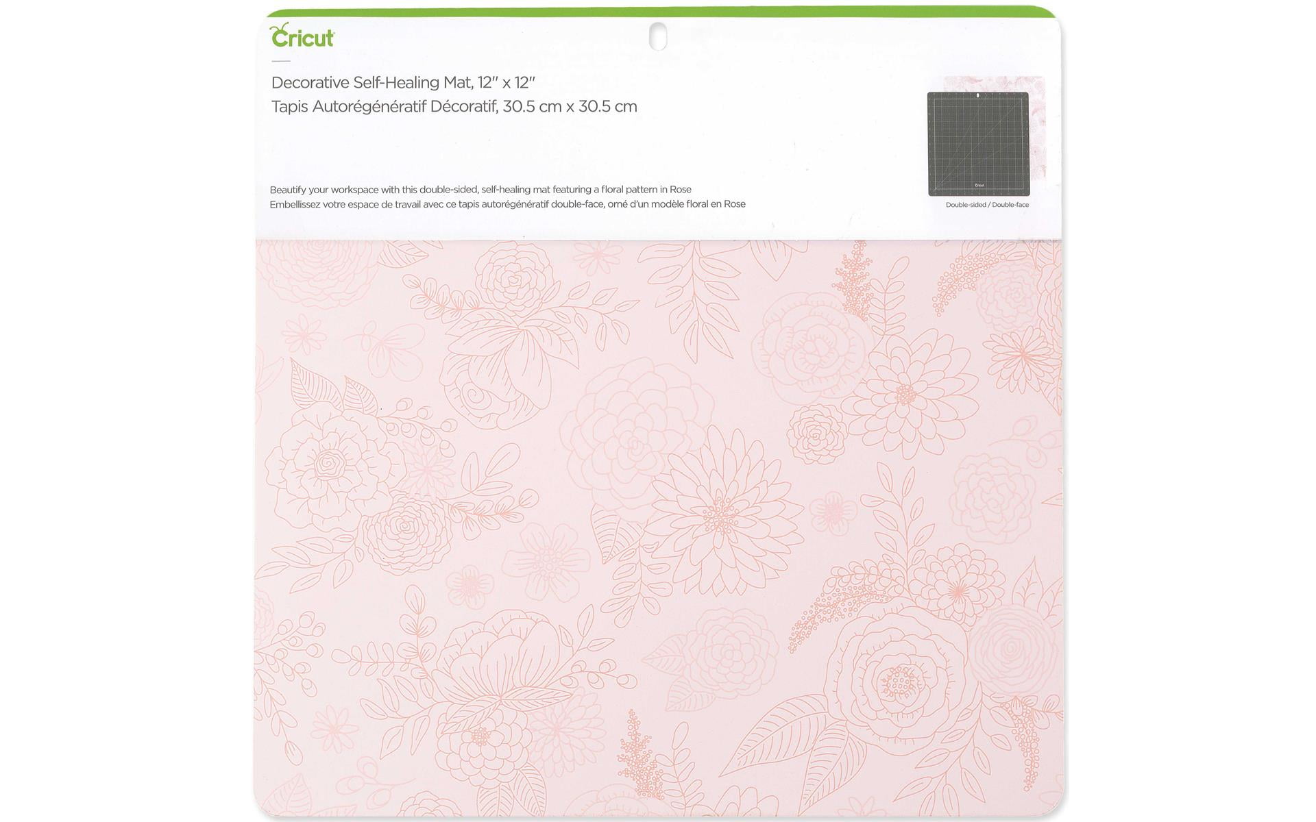 Cricut 12"X12" Deco Self Healing Mat-Rose