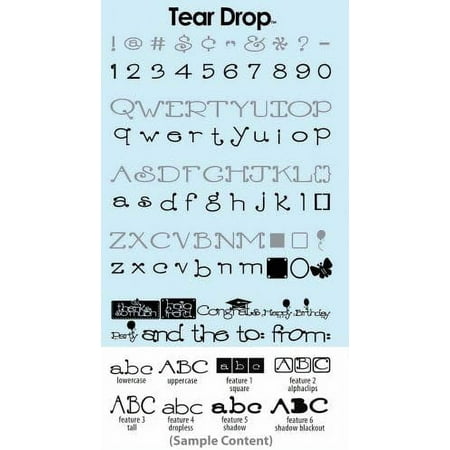 Cricut 29-0016 Teardrop Cartridge Cutting Machines