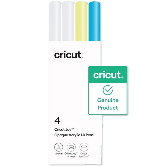 Cricut Acrylic Gel Pens Set, 1.0 mm, 4 Count - For use with Joy & Joy Xtra Machines