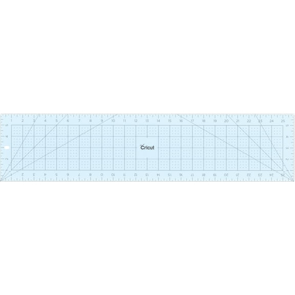 Cricut Acrylic Ruler 6"X26"-Blue