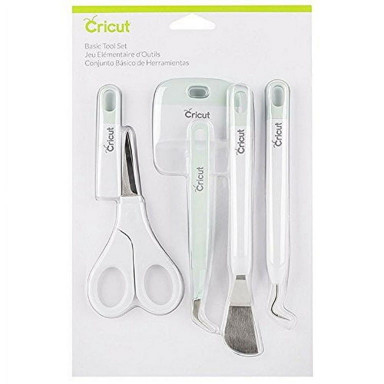 Cricut Basic Tool Set - 5-Piece Precision Tool Kit for Crafting and DIYs,  Perfect for Vinyl, Paper & Iron-on Projects, Great Companion for Cricut