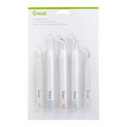 Cricut Basic Weeding Tool Set, 5-Piece Craft Tool Kit, 6.5 Inches