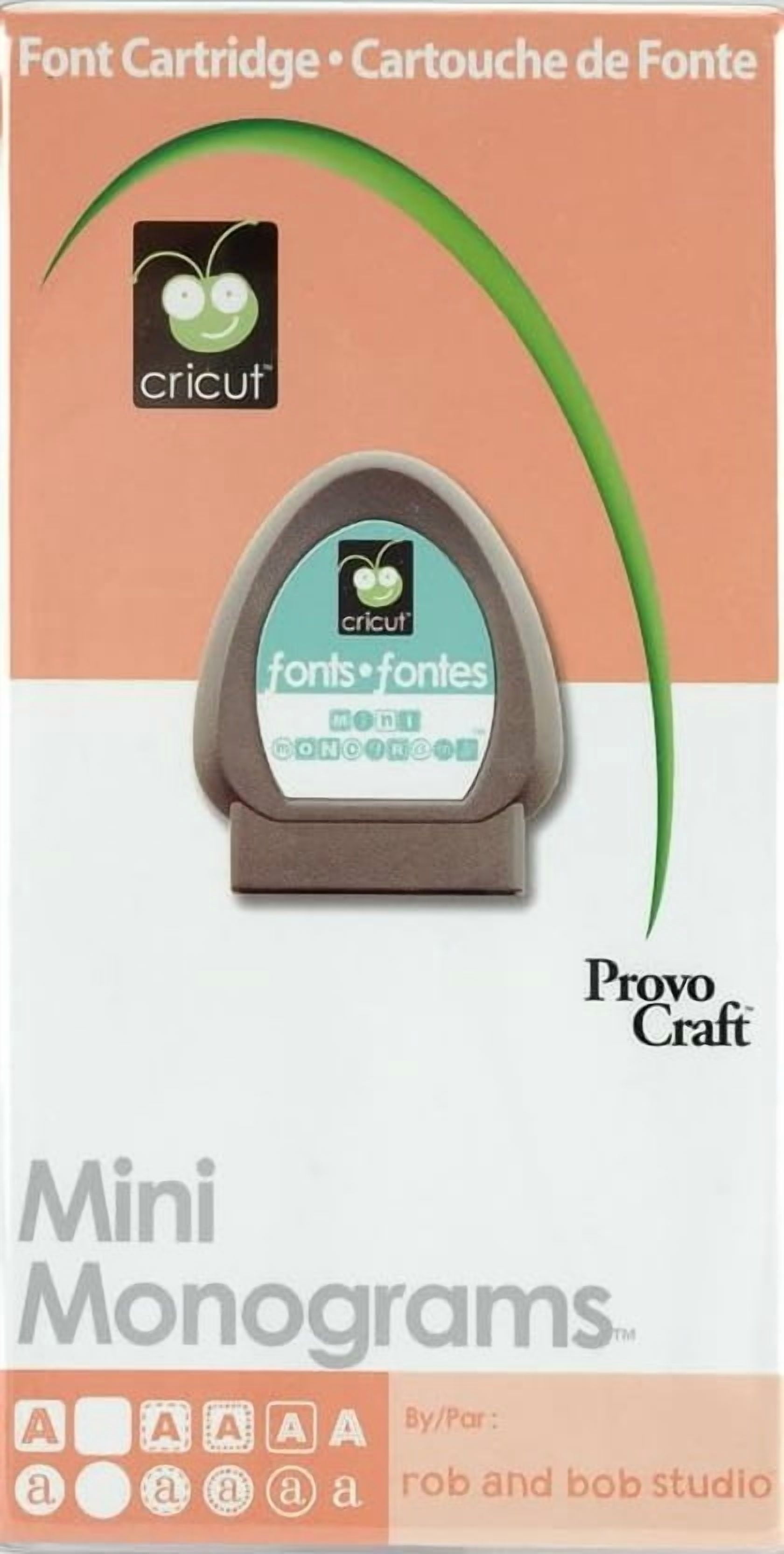 PROVO CRAFT Cricut Cartridge, Mini Monograms