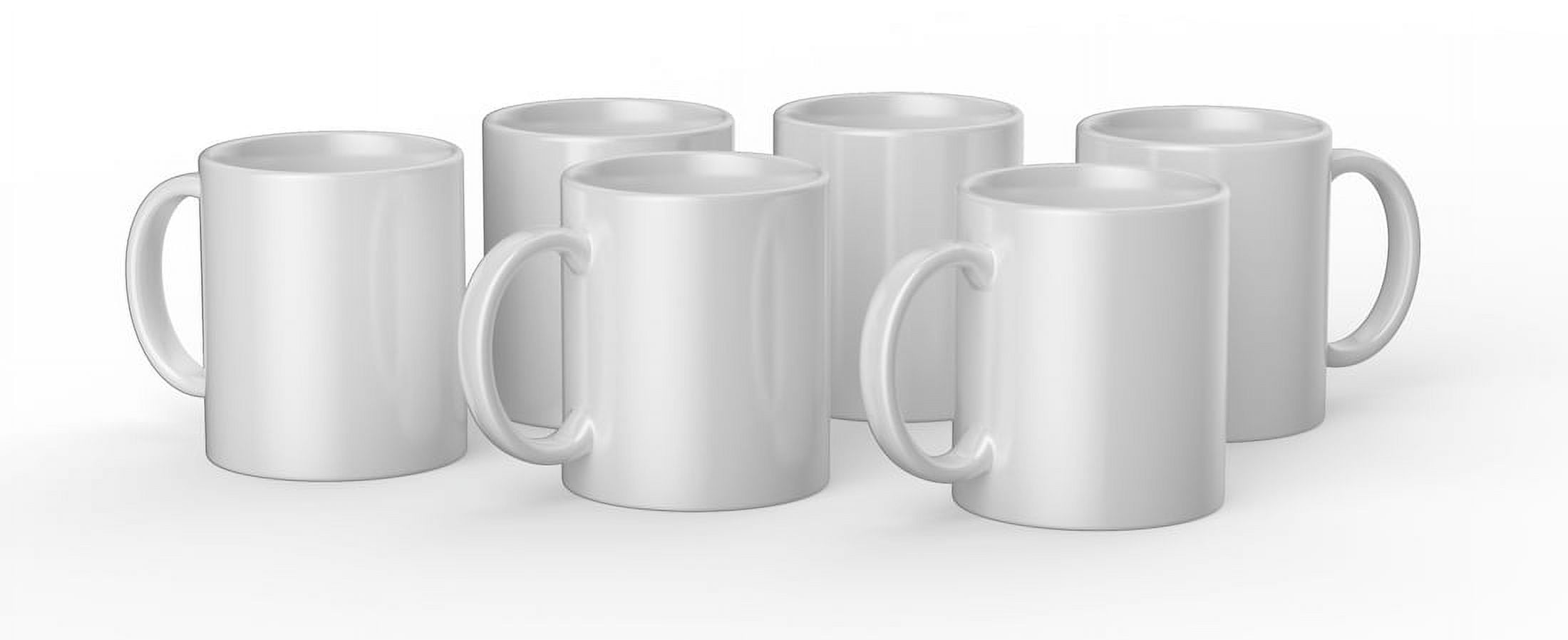 Ceramic Mug Blank, White outlet - 12 oz/340 ml (36 ct)