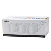 Cricut Ceramic Mug Blank White, 12 oz/340 ml, 6 Count